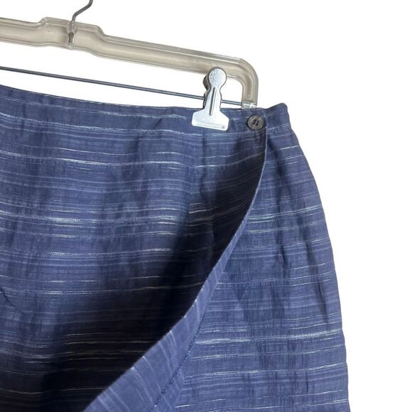 Jones New York linen blend wrap skirt. Size 12 - Picture 5 of 7